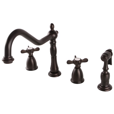 Widespread Kitchen Faucet, Oil Rubbed Bronze